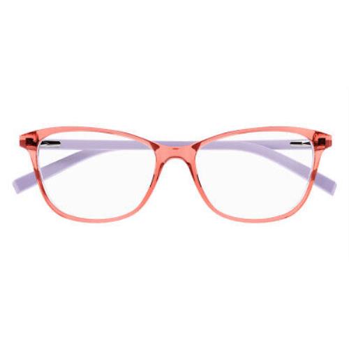 Puma PJ0033O Eyeglasses Kids Orange/violet Cat Eye 49mm