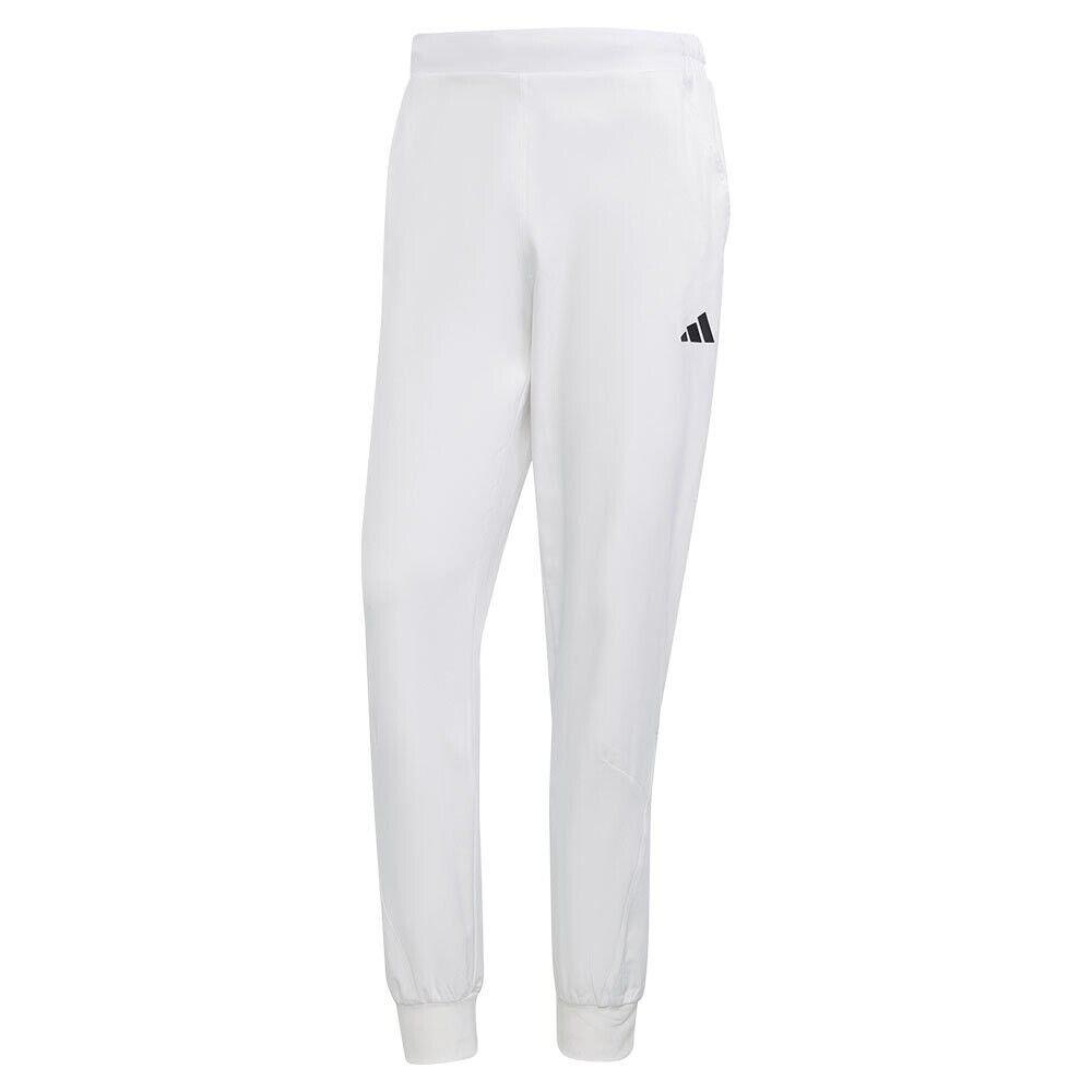 Adidas IA7096 Men`s Wimbledon White Woven Atp Pro Tennis Pants Size XL