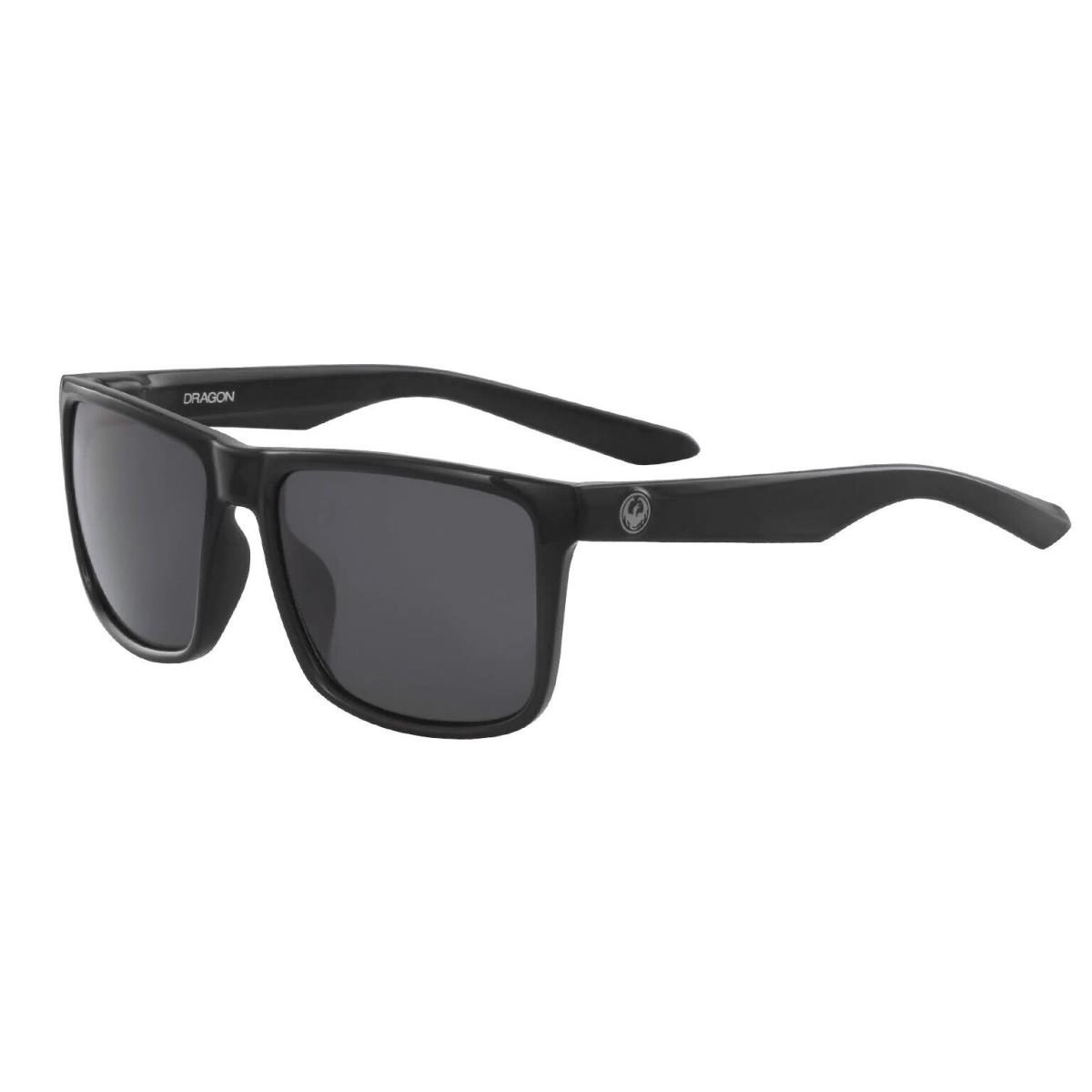Dragon Meridien H2O Sunglasses - Black / Lumalens Smoke Polarized Lens - Frame: Black, Lens: Gray