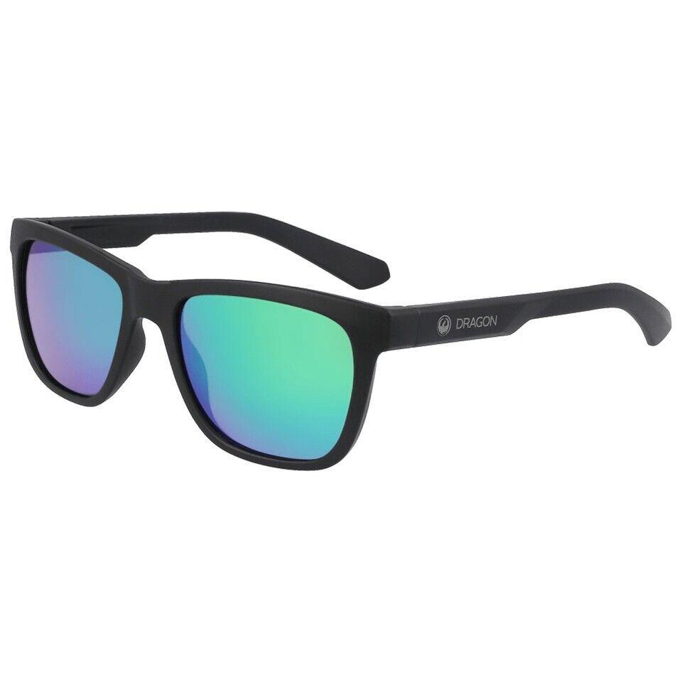 Dragon Bishop H2O Sunglasses - Matte Black / Lumalens Green Ion Polarized Lens