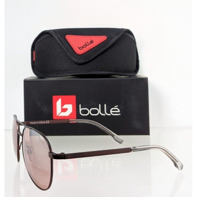 Bolle Evel Sunglasses 12545 Matte Earth Brown Phantom Brown Gun Photochromatic