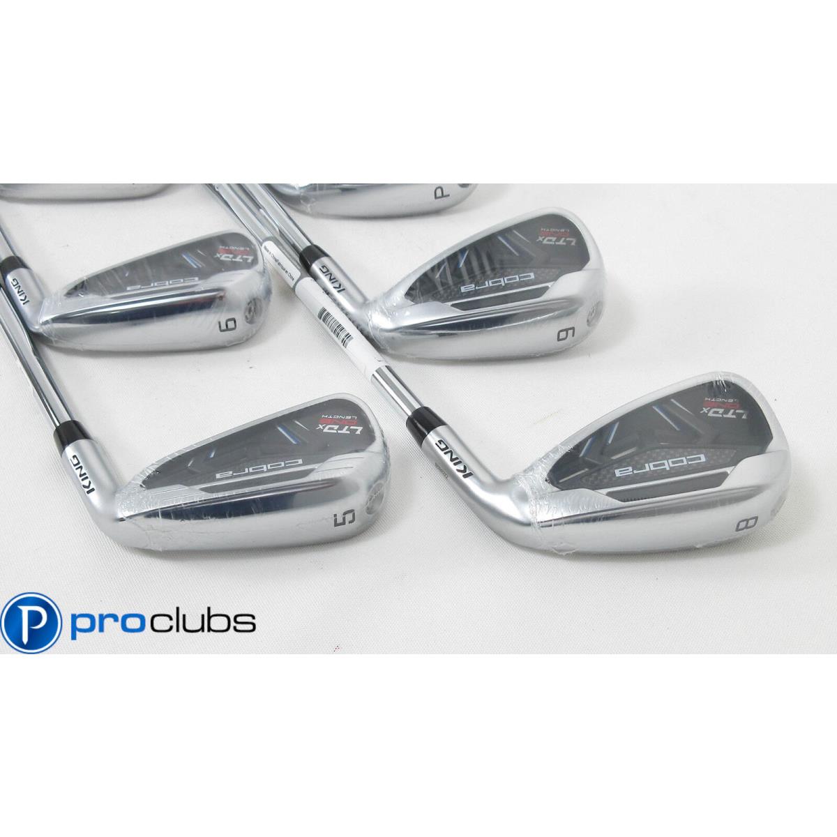 Cobra King Ltdx One Length Irons 5-PW GW Steel Kbs Regular Flex 364993