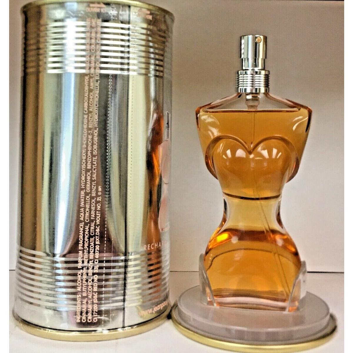 Jean Paul Gaultier Classique For Women 2.5oz/75ml Edt Spray Refill