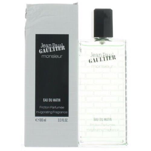 Monsieur Eau Du Matin by Jean Paul Gaultier For Men Fragrance 3.3 Oz.-db