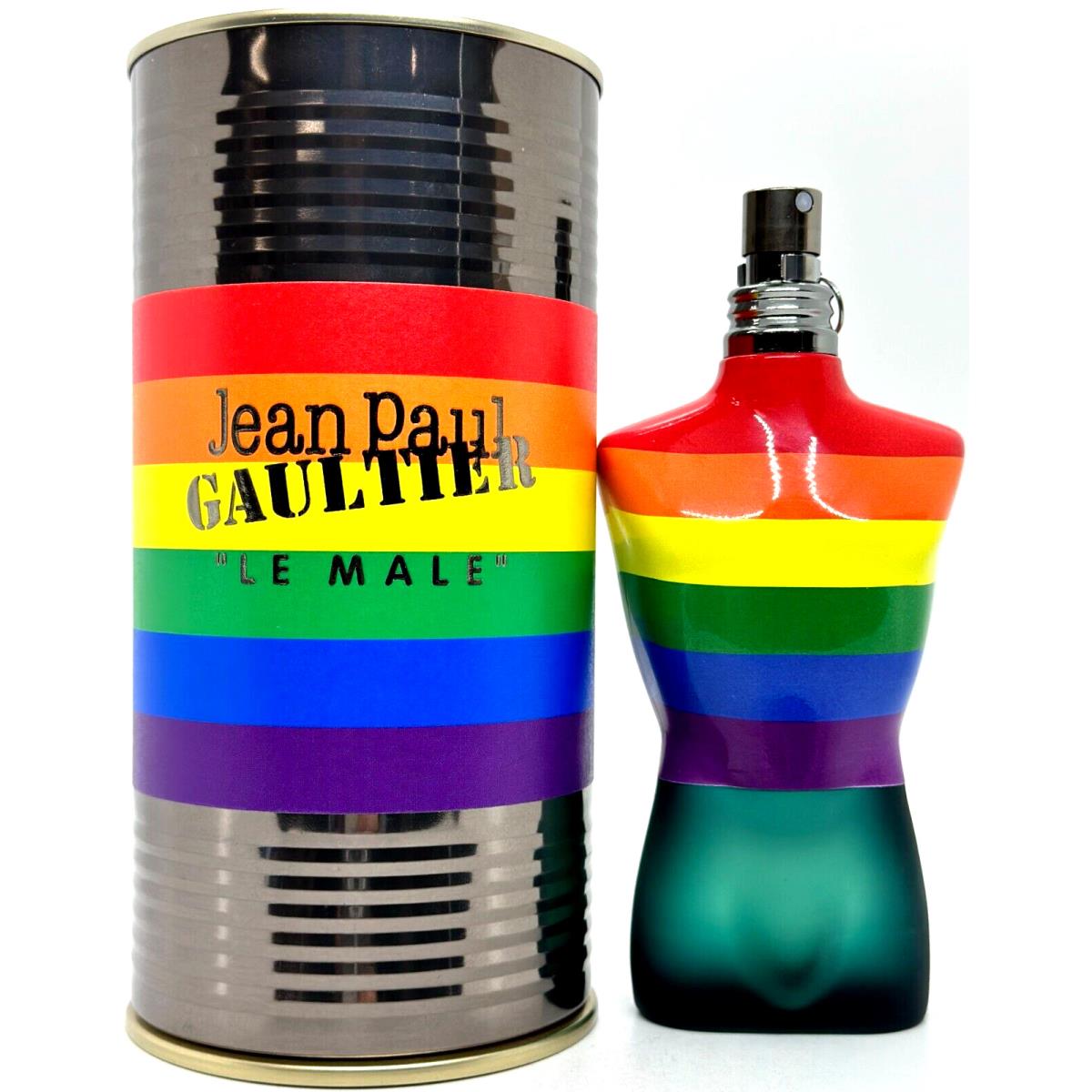 Jean Paul Gaultier LE Male Pride Collector Edition Edt Spray Men 4.2 Oz / 125 ml