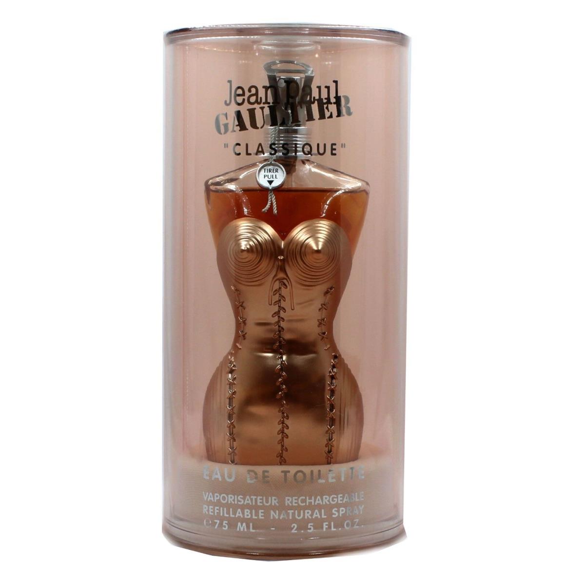 Jean Paul Gaultier Classique Eau DE Toilette Refillable Natural Spray 75ML