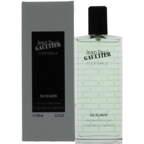 Monsieur Eau Du Matin by Jean Paul Gaultier For Men Fragrance 3.3 oz