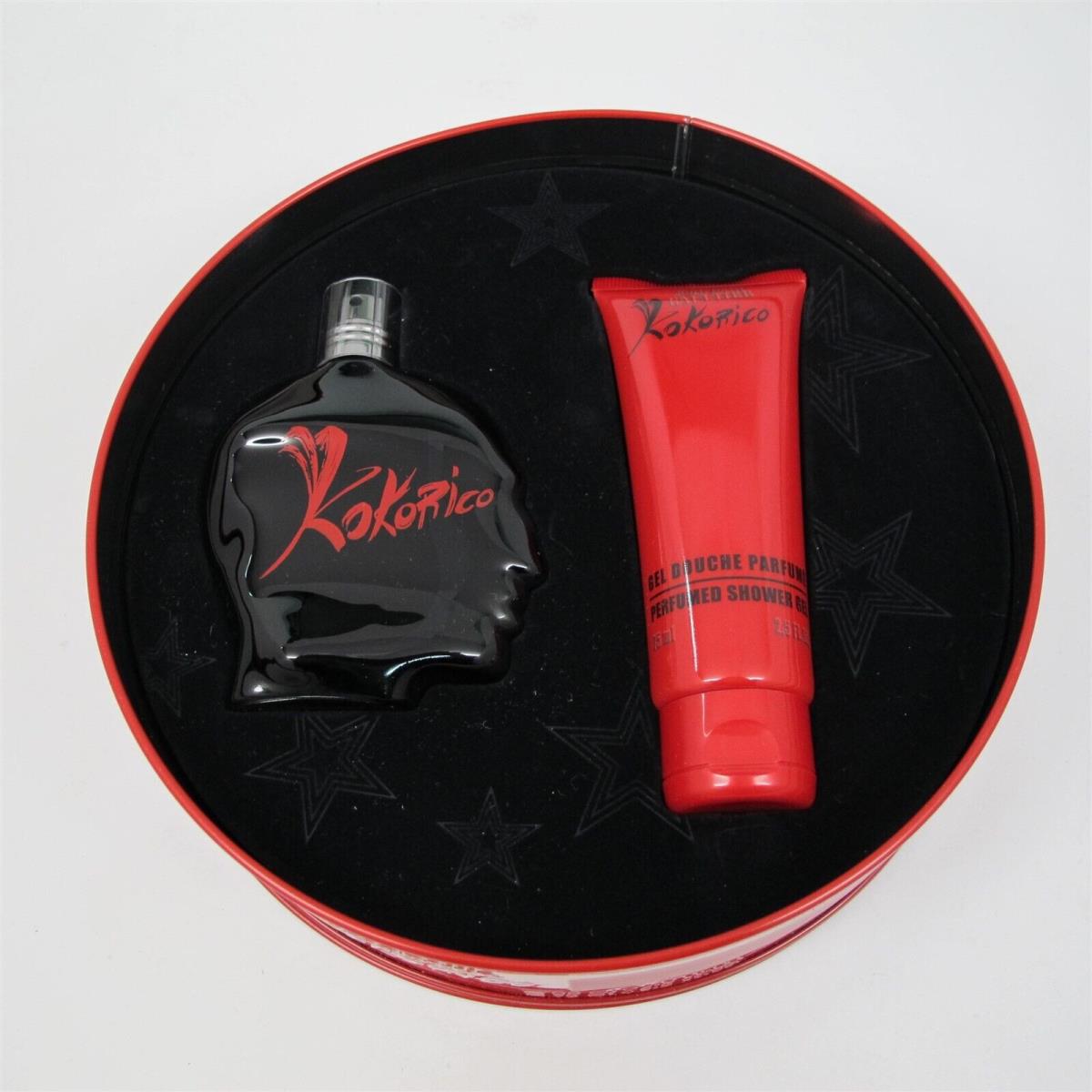 Kokorico by Jean Paul Gaultier 2 Pcs Set: 1.6 oz Edt Spray 2.5 oz Shower Gel