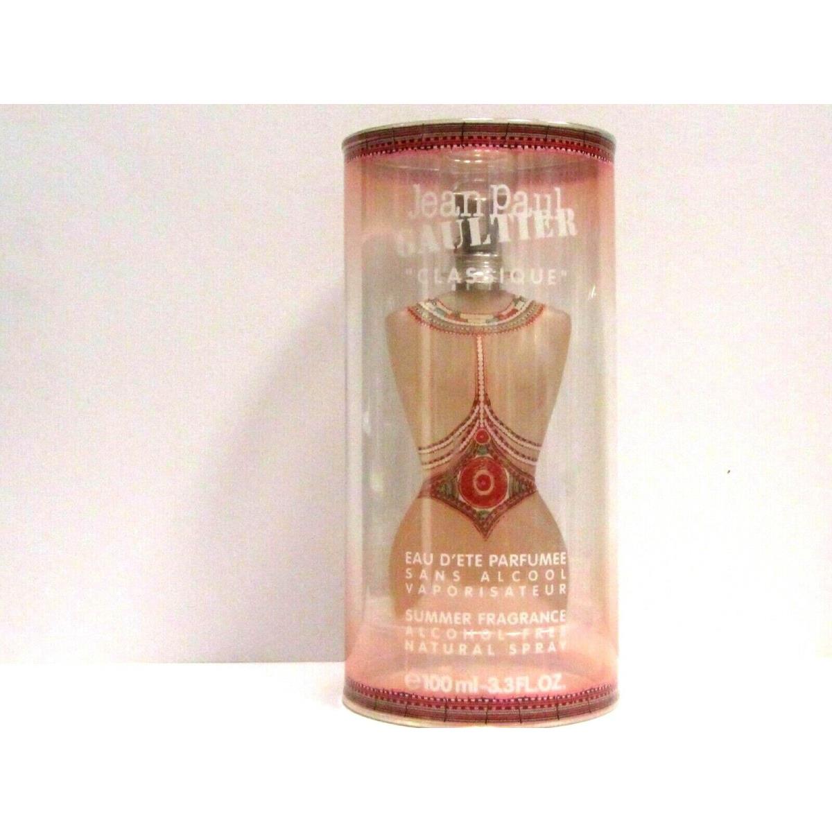 Jean Paul Gaultier Classique Summer Alcohol Free Spray 3.3 oz 2010