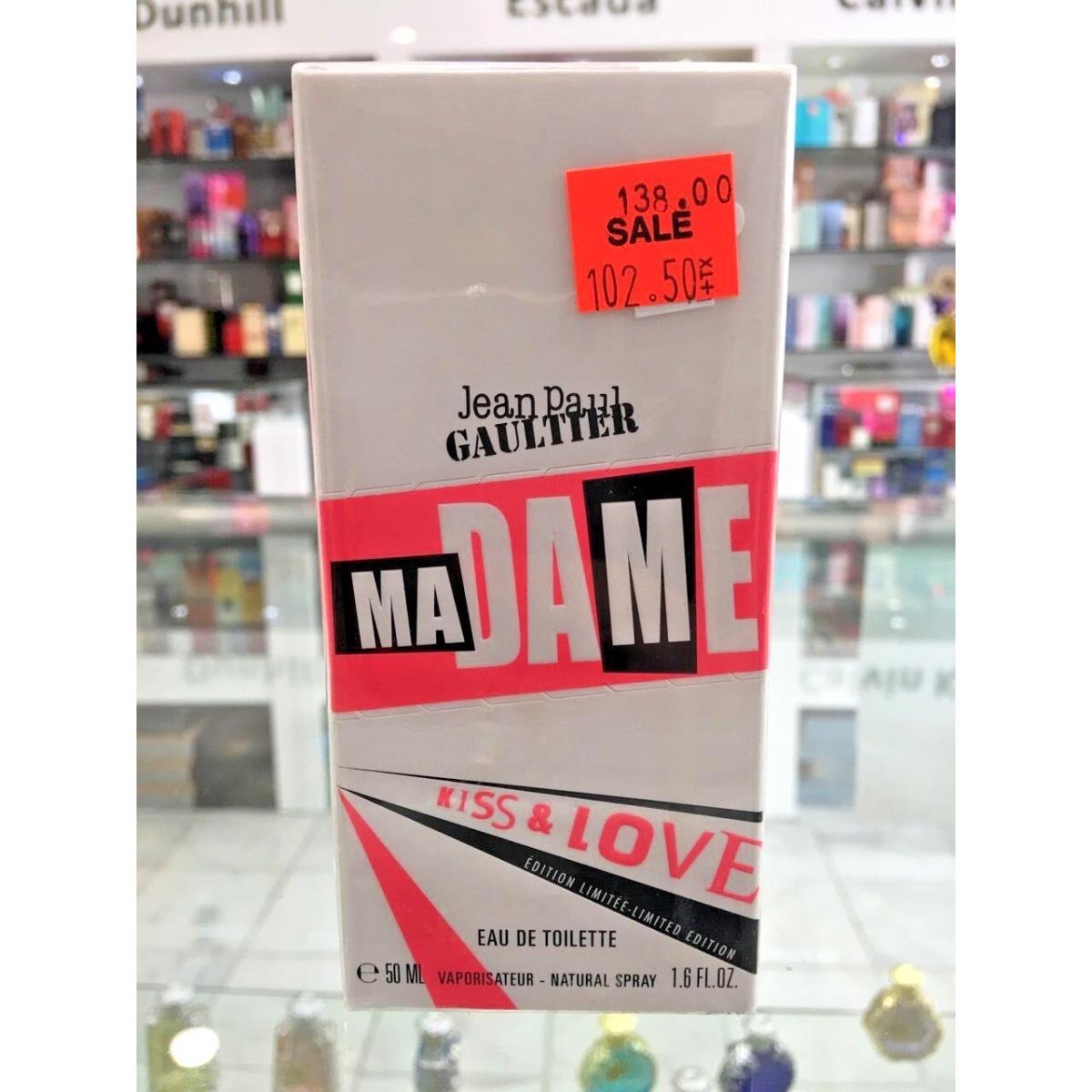 Madame Kiss Love Limited Edition Edt Natural Spray 50 ML BY Jean Paul Gaultier