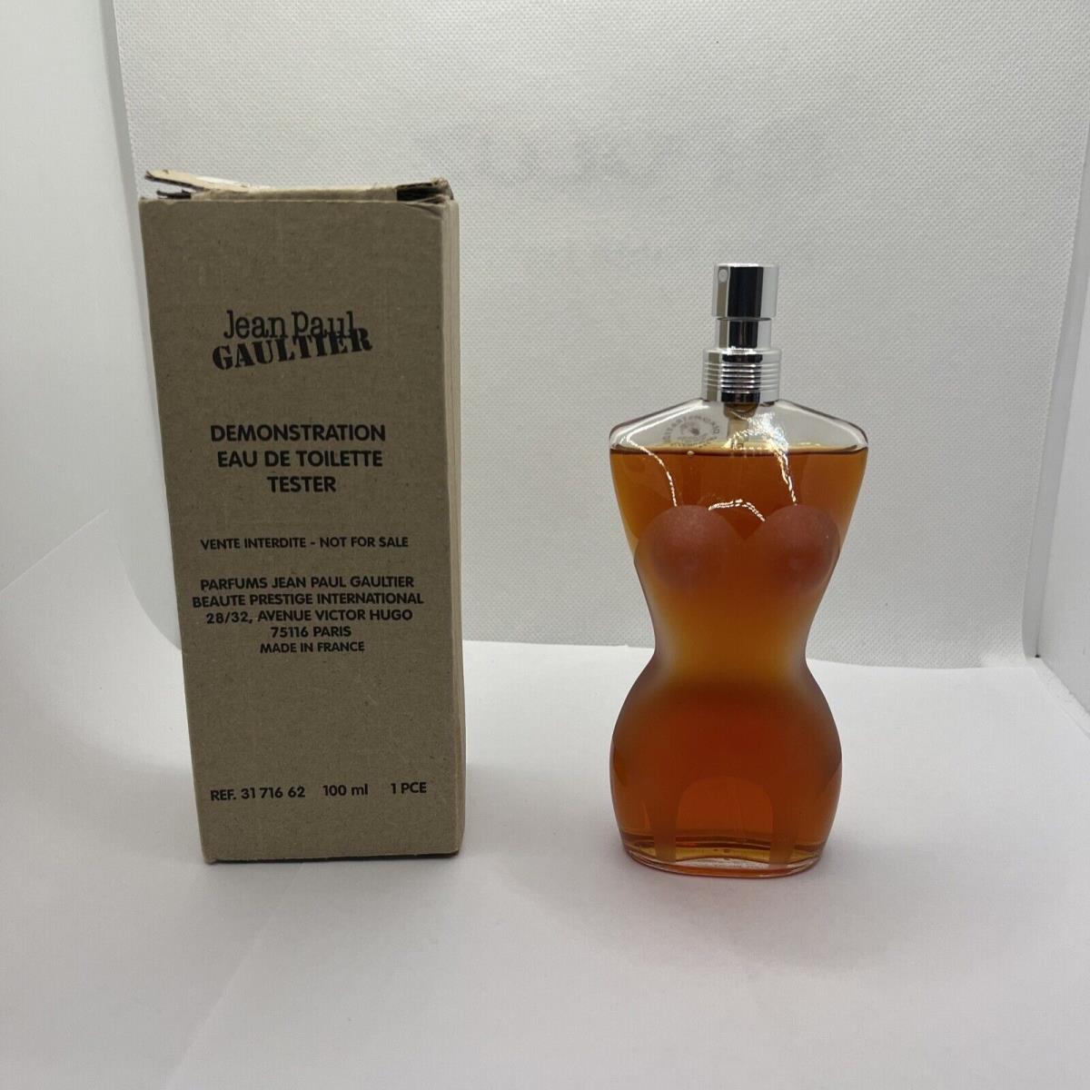 Jean Paul Gaultier Classique Eau De Toilette Spray 100ml Tester W/box