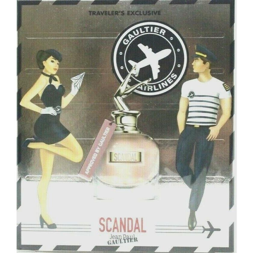 Jean Paul Gaultier Scandal 2 Pcs Traveler`s Exclusive Set Edp 2.7 Oz Edp Pen