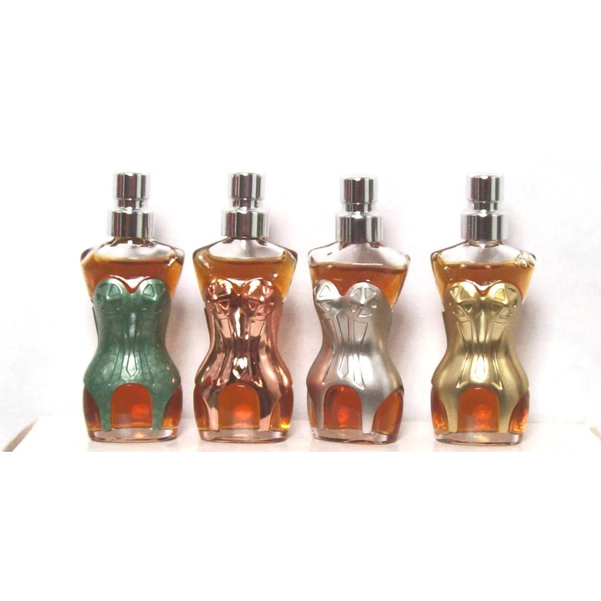 Jean Paul Gaultier Parfum Micro Mini 3.5ml. Collectors Edition Set. 4 Mini`s