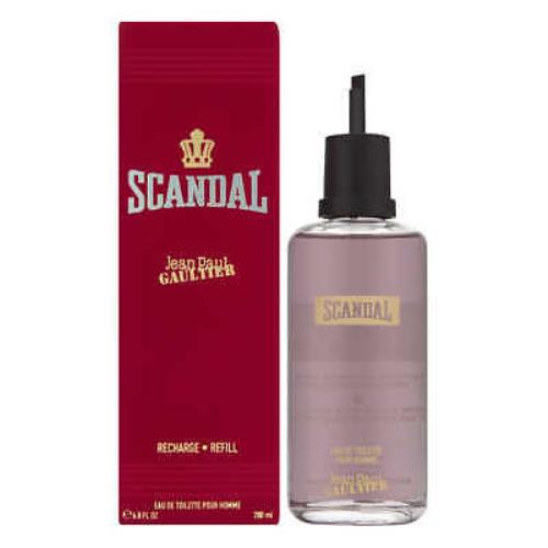 Scandal by Jean Paul Gaultier For Men 6.8 oz Edt Recharge Refill
