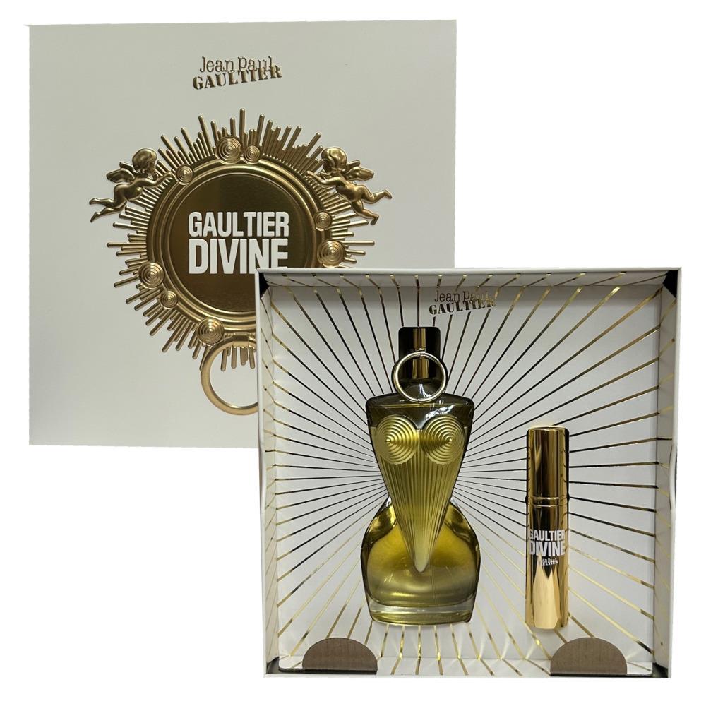 Divine Women Jean Paul Gaultier Eau de Parfum Spray 3.4 oz + 0.34 oz Spray - Set