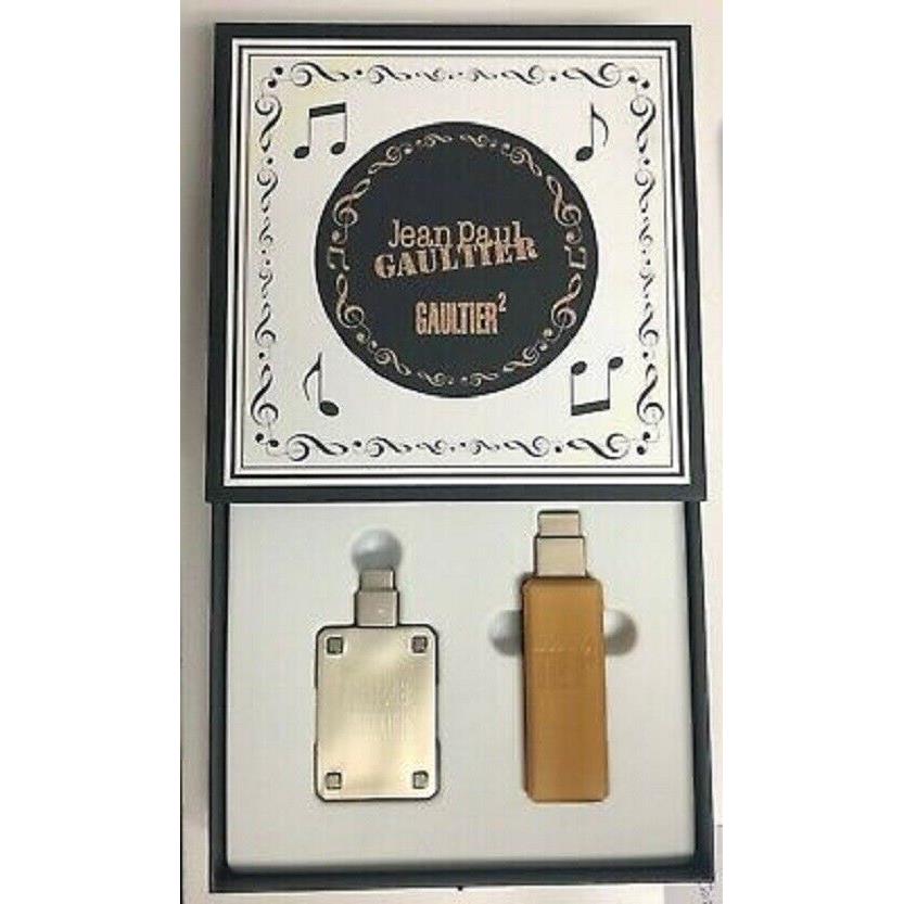 Jean Paul Gaultier 2 Musical Gift Set 1.3 oz Parfum + 3.3 oz/100 ml Body Lotion