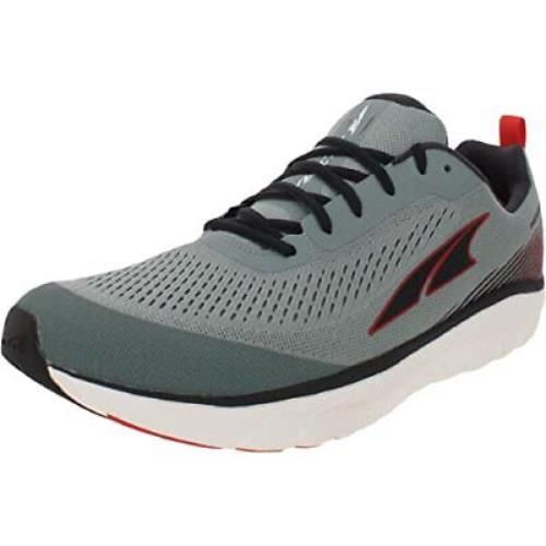 Altra Mens Provision 5 Running Shoe Light Gray/Red