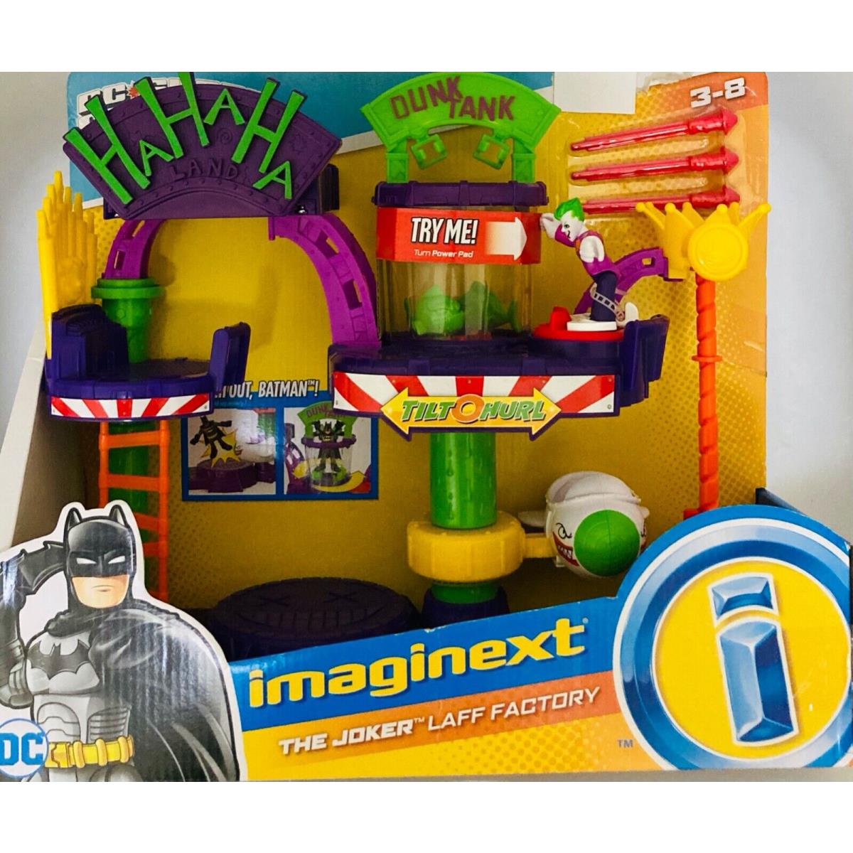 Fisher-price Imaginext DC Super Friends The Joker Laff Factory Toy Set