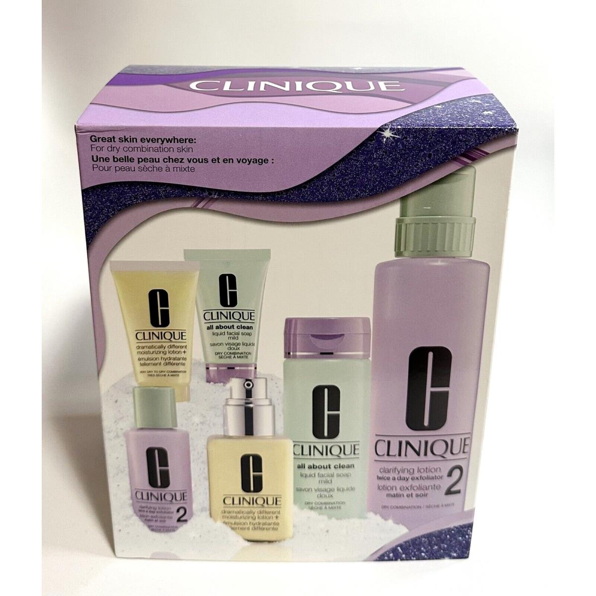 Clinique Great Skin Everywhere 6-Pc. Skincare Gift Set For Dry Com Bination Sk