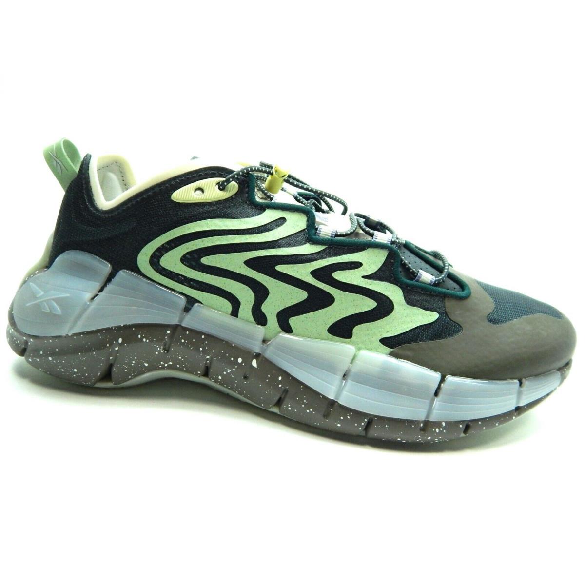 Reebok Zig Kinetica II Green Grey Men Shoes S23890