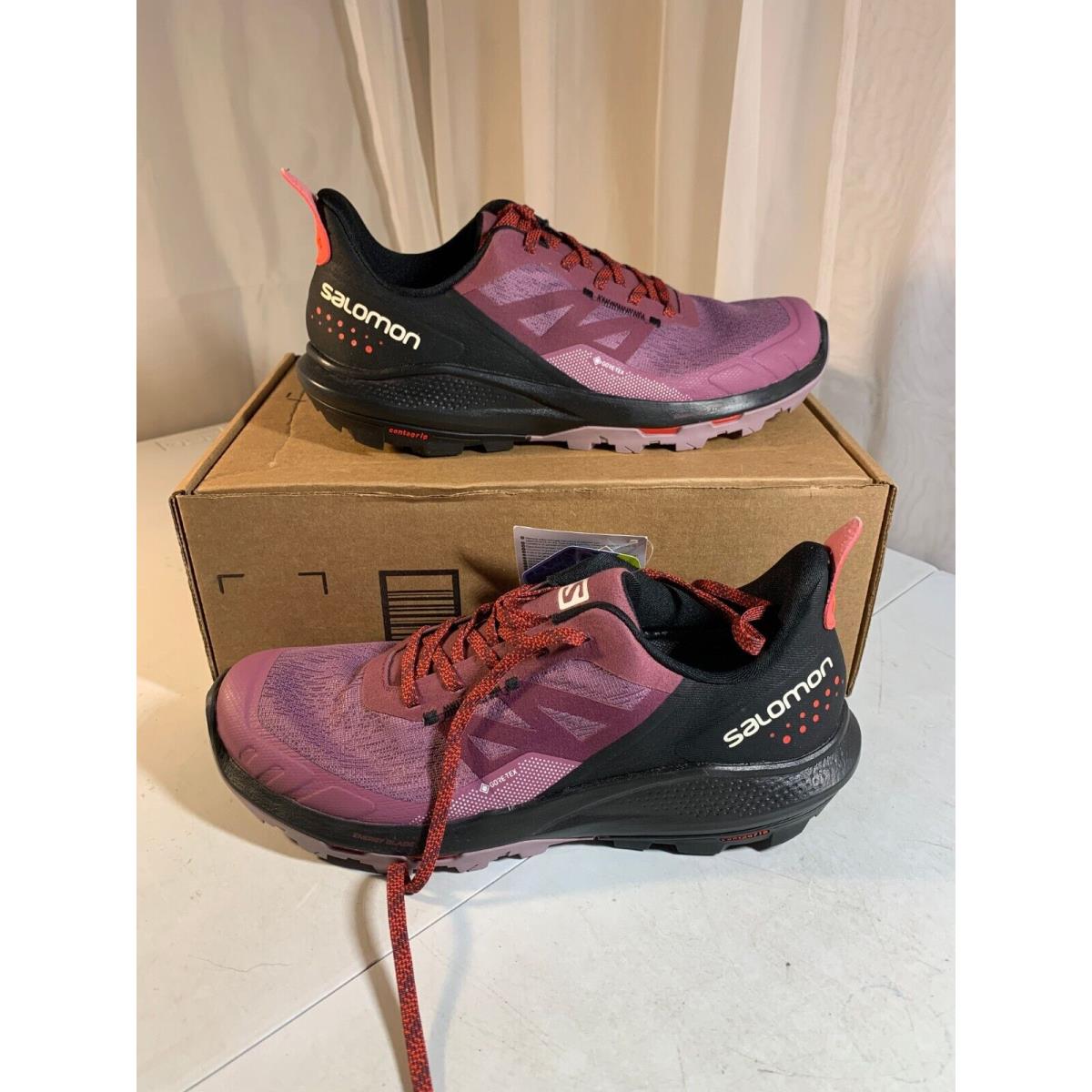 Salomon Outpulse 416897 Womens Pink Low Top Lace Up Running Shoes Size 9