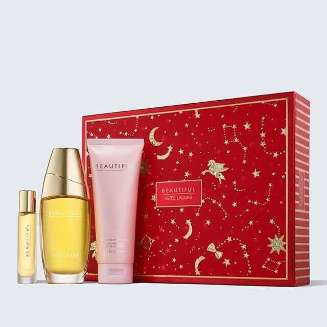 Estee Lauder Beautiful Favorites Trio Fragrance 3-Pc. Gift Set Box Damage