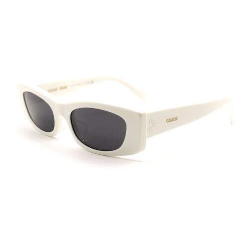 Celine CL40245U Sunglasses 25A White / Gray Lenses 55