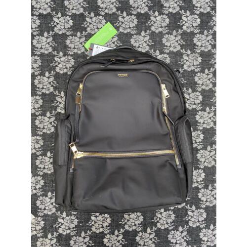 Tumi Voyageur Celina Backpack Bag 146566-2693 Black Gold Zip