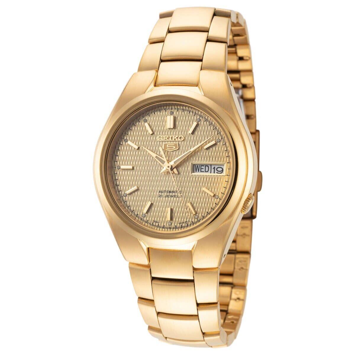 Seiko Automatic Gold Plated Men`s Watch SNK610K1