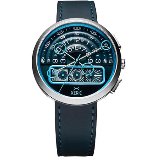 Xeric Halograph II Chrono Blue Steel Watch