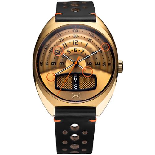 Xeric Halograph Iii Automatic Vintage Gold Watch