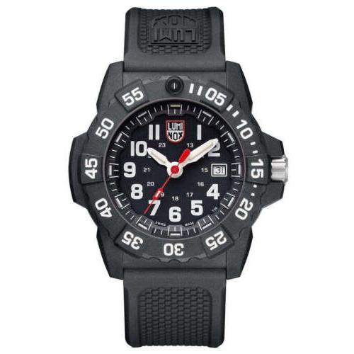 Luminox Navy Seal Carbonox Black Rubber Date Divers Quartz Mens Watch XS.3501.F