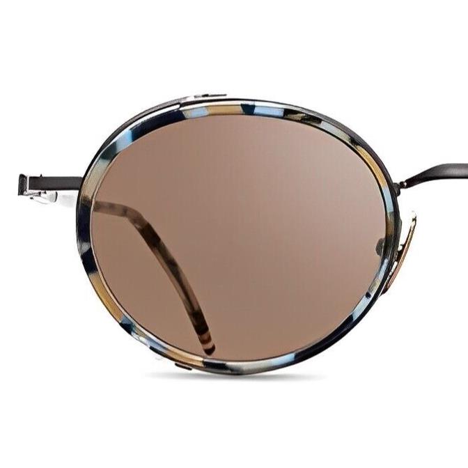 Thom Browne Tbs 813-49-02 Round-oval Brown Sunglasses Replacement Lens Only
