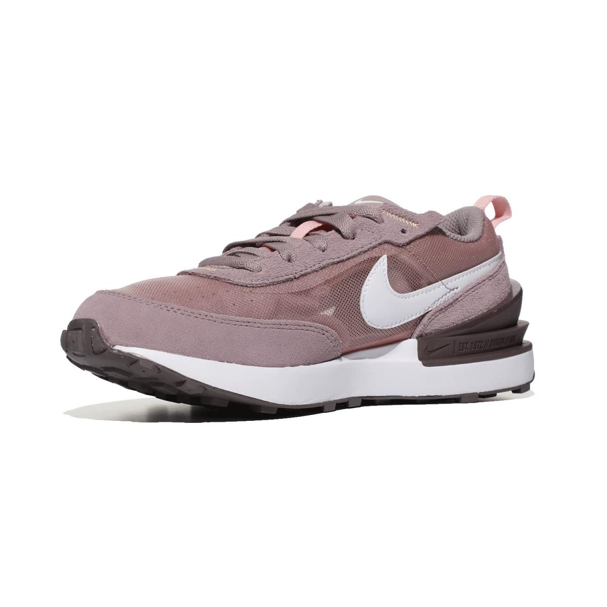 Boy`s Sneakers Athletic Shoes Nike Kids Waffle One Little Kid - Pink Glaze/White/Light Violet Ore