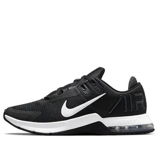 Nike Air Max Alpha Trainer 4 CW3396-004 Men`s Black White Low Top Shoes XXX508 - Black White