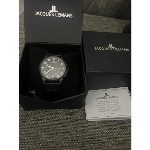 Jacques Lemans Watch 1-1731B with Box Warranty Automatic