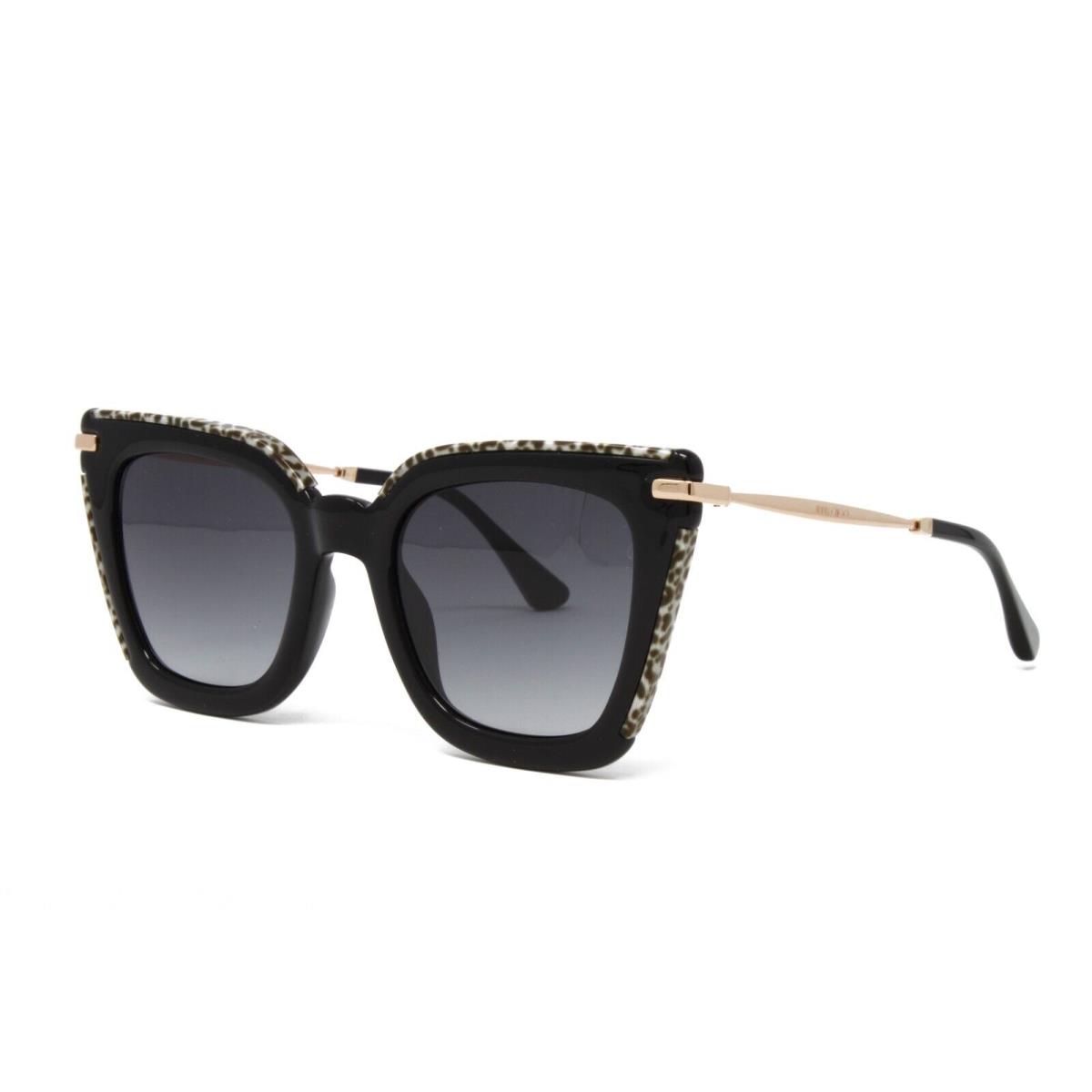 Jimmy Choo Sunglasses Women`s Square Ciara/g/s FP3 Black Leopard 52mm