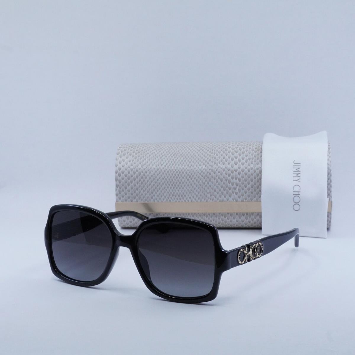 Jimmy Choo Sammi/g/s 0807 9O Black / Grey Shaded 55-18-140 Sunglasses