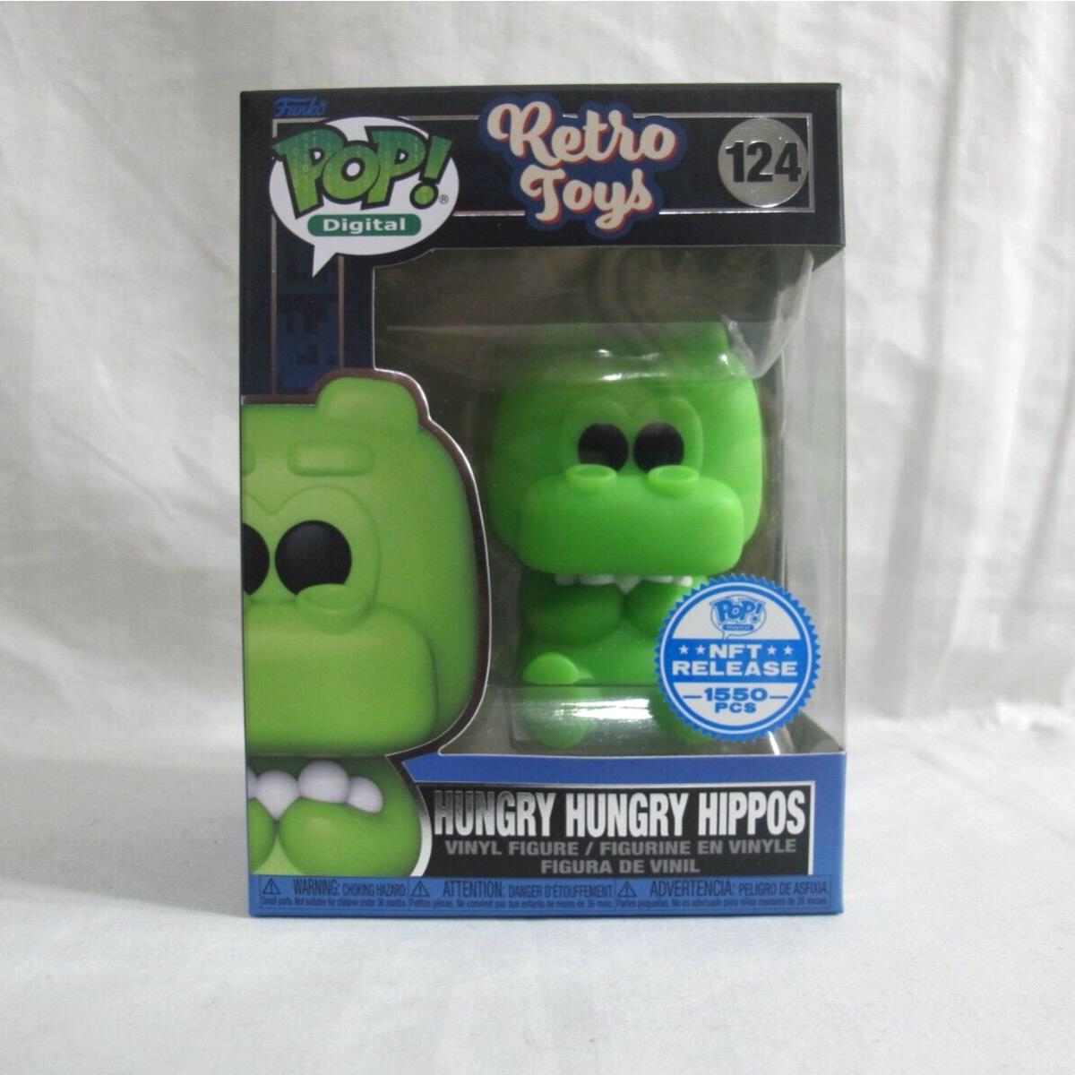 Funko Digital Hasbro Retro Toys - Hungry Hungry Hippos 124 LE 1550 Legendary