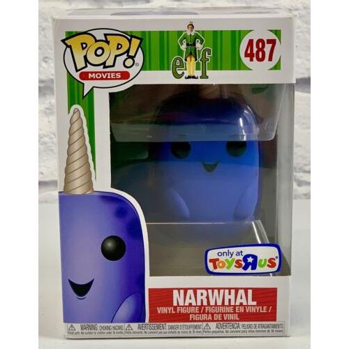 Funko Pop Movies Elf Narwhal Figure 487 Toys-r-us Exclusive