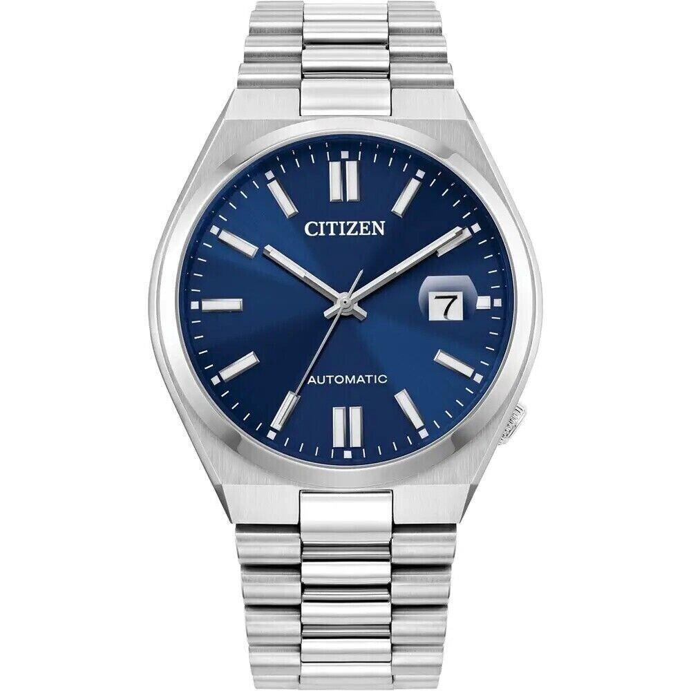 Citizen Automatic Tsuyosa Blue Dial Stainless Steel Bracelet NJ0150-56L - Dial: Blue, Band: Silver, Bezel: Silver