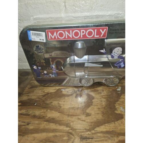 Monopoly Collector`s Edition Embossed Train Tin Hasbro 2003