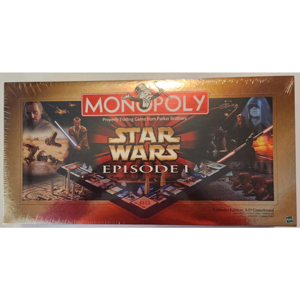 Star Wars 1999 Monopoly Episode 1 3D Collectors Edition Game Mint