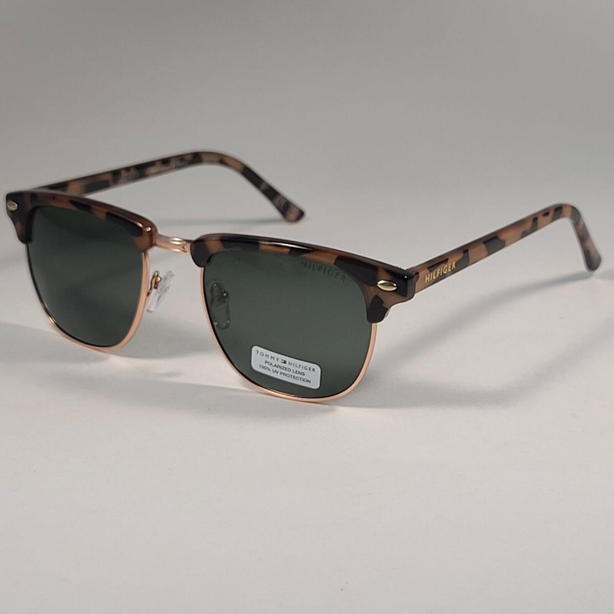 Tommy Hilfiger Buckley Polarized MM OU468P Square Club Sunglasses Tortoise