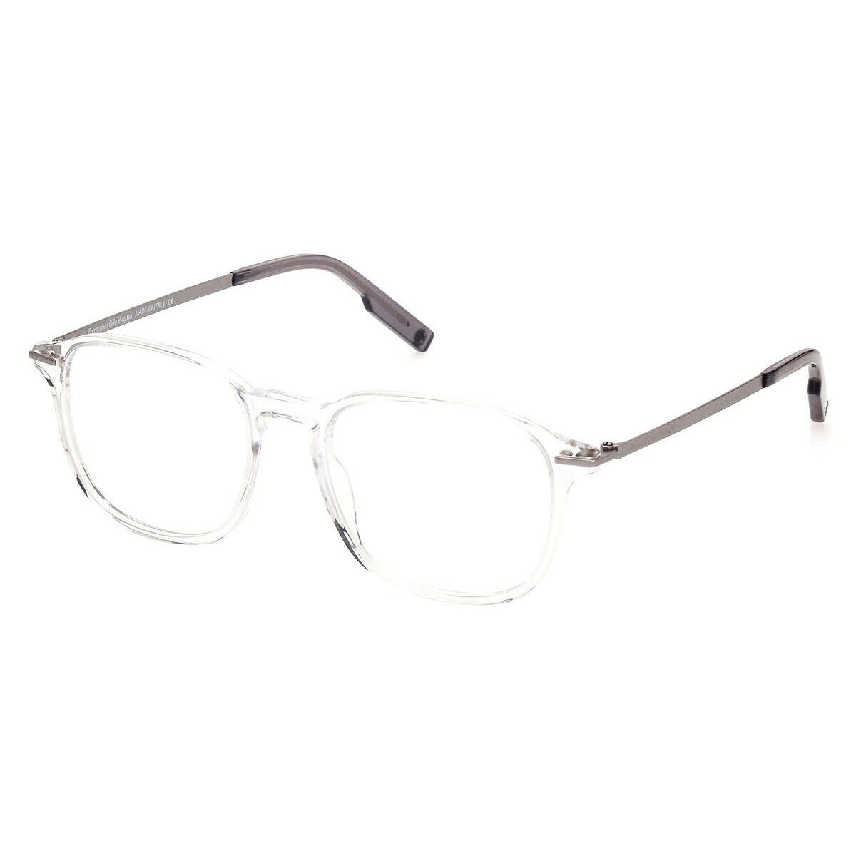 Ermenegildo Zegna EZ5229 Eyeglasses Men Crystal Round 52mm