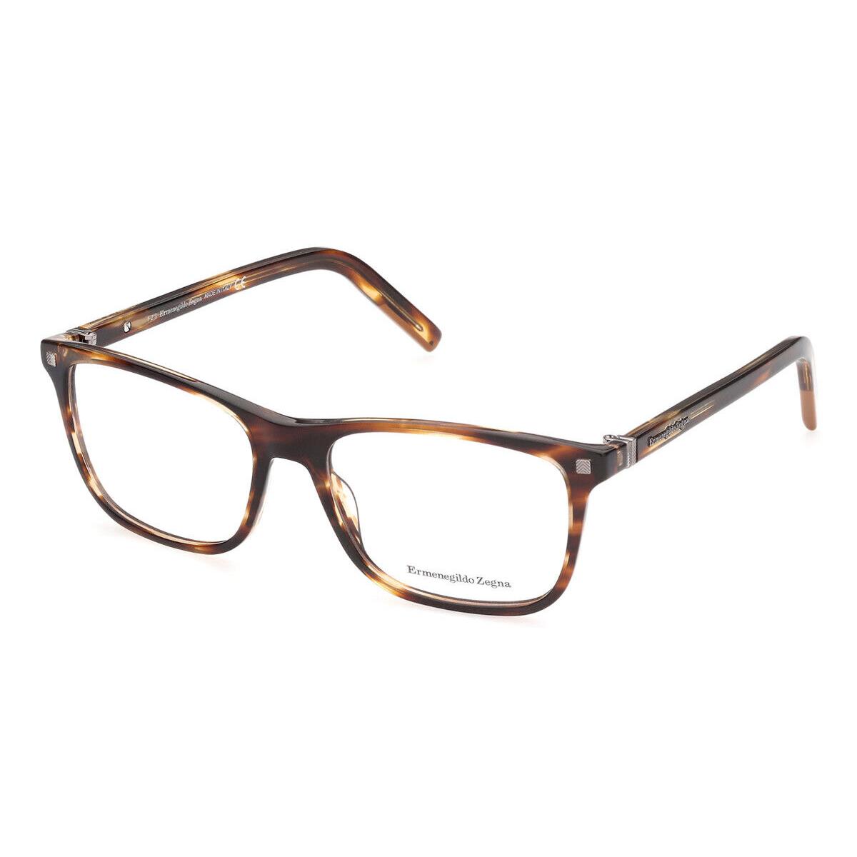 Ermenegildo Zegna EZ5187 Eyeglasses Blonde Havana 56mm