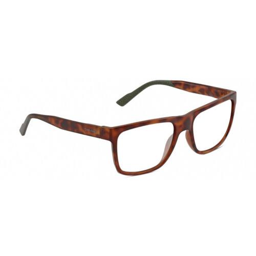 Calvin Klein CK21531S Designer Reading Glasses Brown Havana Tortoise Green 58 mm