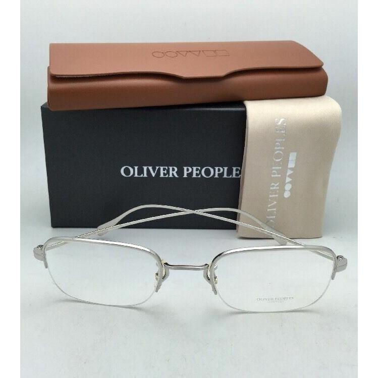 Oliver Peoples Eyeglasses Rushton OV 1199 5036 Semi-rimless Silver Frames