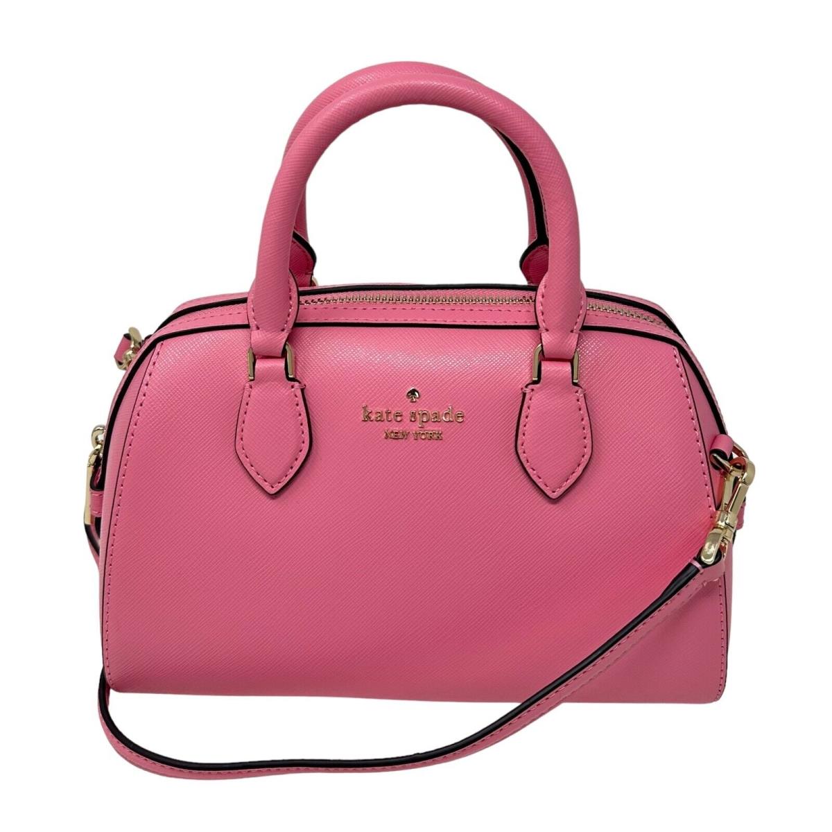 Kate Spade Madison Saffiano Leather Blossom Pink Crossbody Bag KF493 - Exterior: Blossom Pink