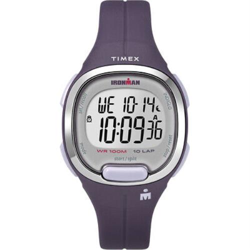Timex Tw5m19700 Ironman Essential 10Ms Watch - Purple and Chrome